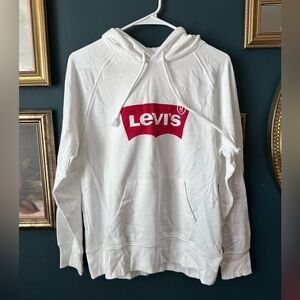 Levi’s white hoodie